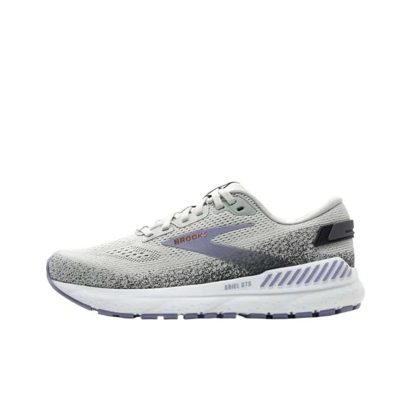 Brooks Ariel Gts 24 Mercury Ebony Sweet Lavender Women's-0