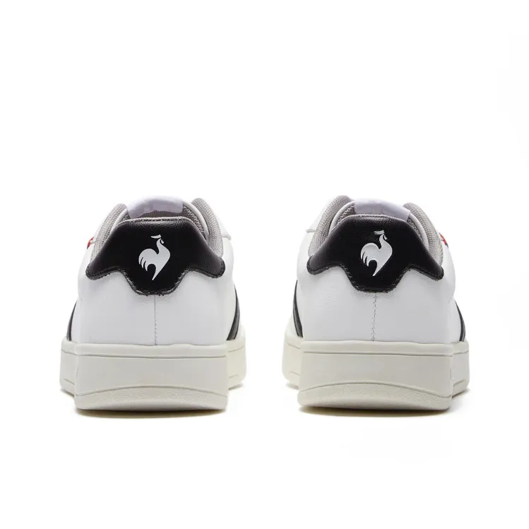 Le Coq Sportif LCS REIMS Cushioning Lightweight Low Top Skateboard Shoes Unisex White Black-3