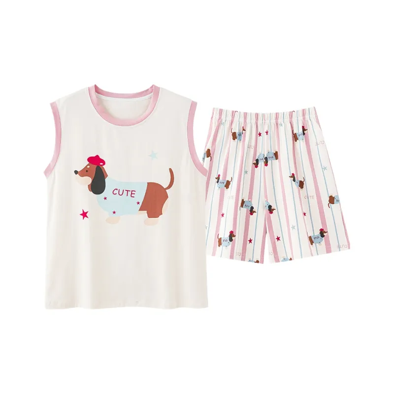 XIAFENYAN Pajama Set Women's Pink-0