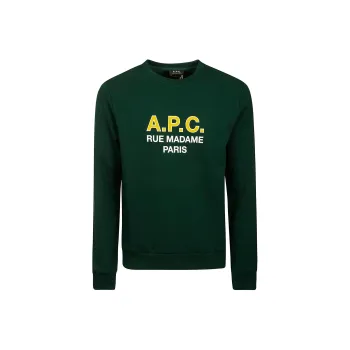 A.P.C Madame Logo Printed Crewneck Sweatshirt