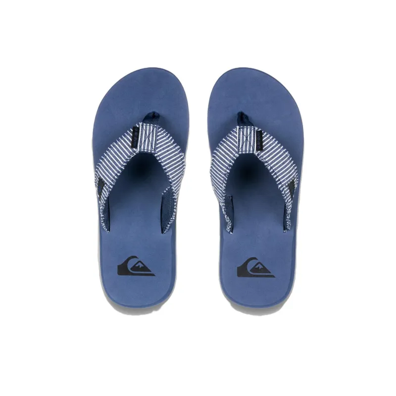 Quiksilver Abrasion Resistant Flip Flops Men's Blue-2