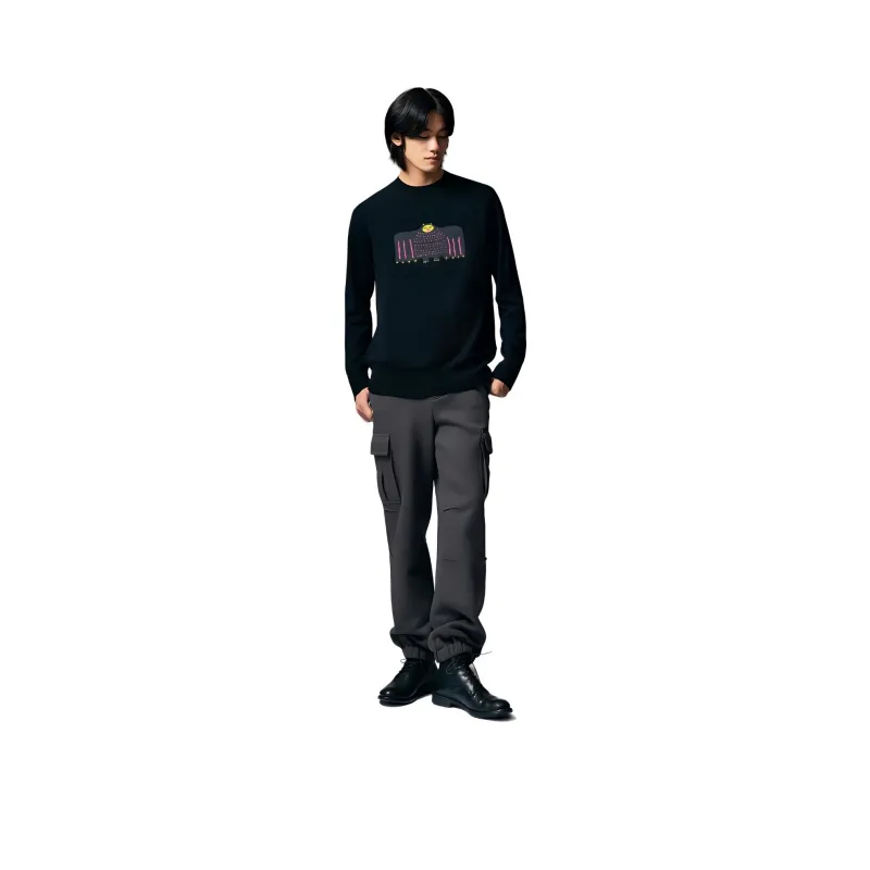 Unica Homme x Little Monsters Sweater Men's Gotham Black-0
