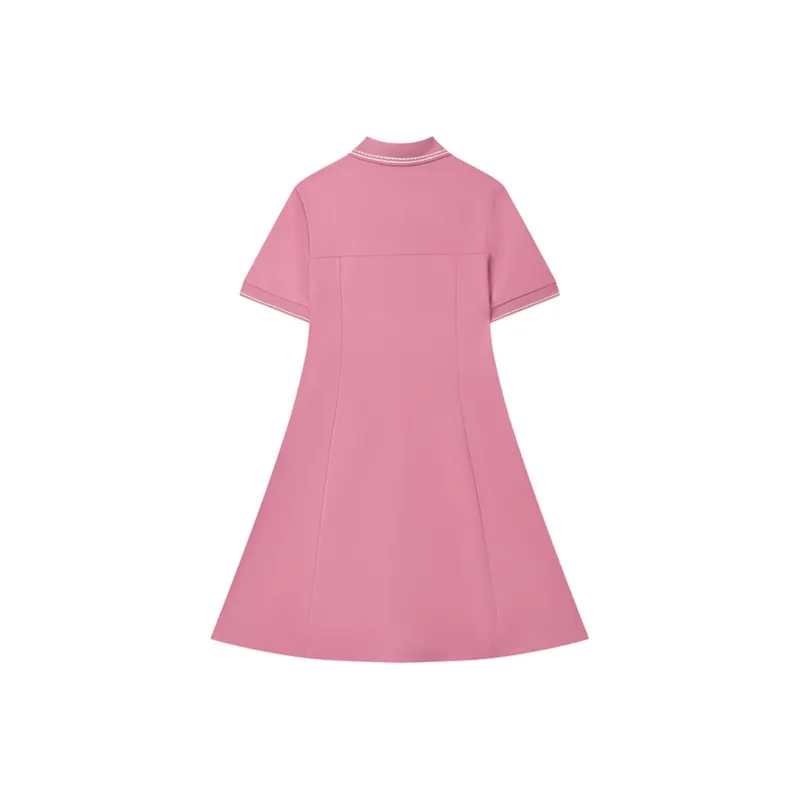 FILA Lifestyle Short Sleeved Dress Women's Grape Pink PK-1