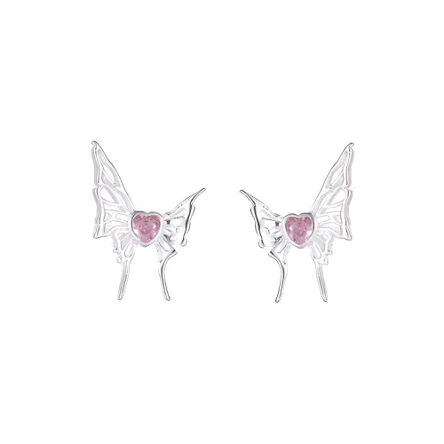 Universe Search S925 Silver Stud Earrings Women's