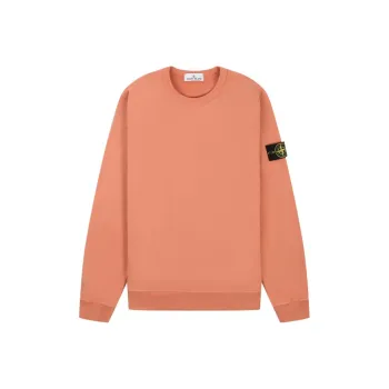 STONE ISLAND Fleece Garment Dyed Crewneck