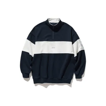 Nautica White Sail Semi Open Front Long Sleeve Sweatshirt Unisex