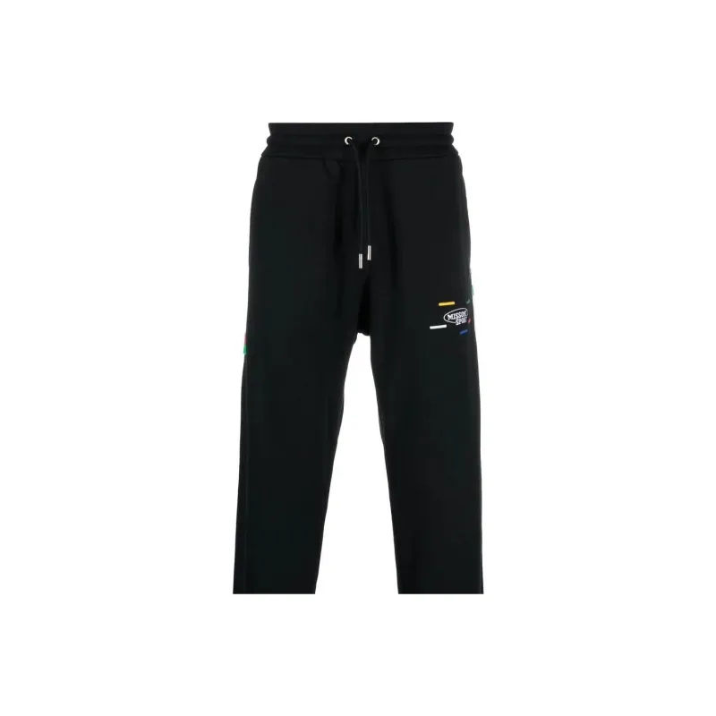 MISSONI Knitted Sweatpants Men's Black-4