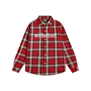 OTKSK Shirts Unisex Red Plaid