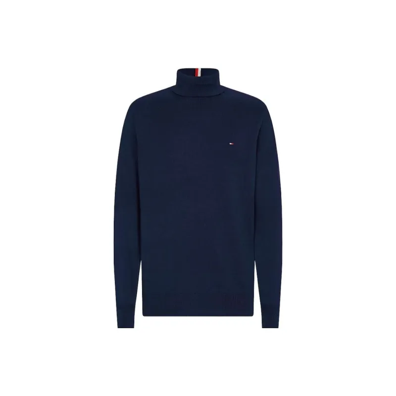 Tommy Hilfiger Logo-embroidered Turtleneck Jumper-0
