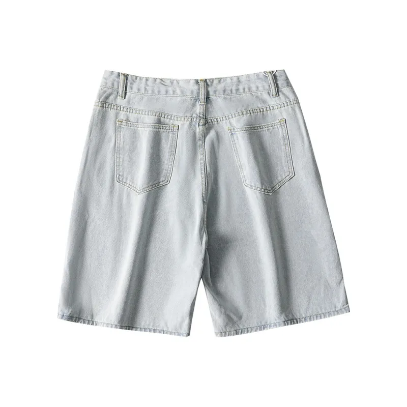 AMBER LIGHT Denim Shorts Unisex-11
