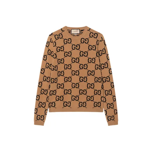 GUCCI Gg Wool Jacquard Crewneck Jumper