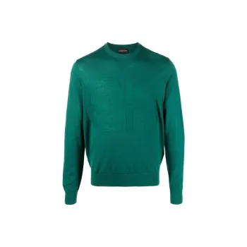 EMPORIO ARMANI SS22 Sweater Men's Green