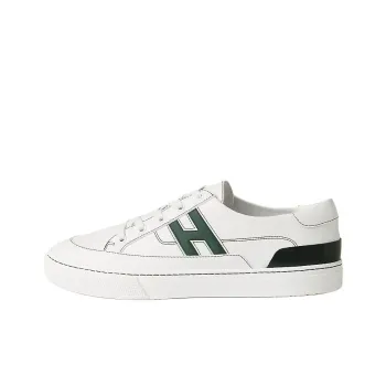 HERMES Deep Low Top Skateboard Shoes Men's White