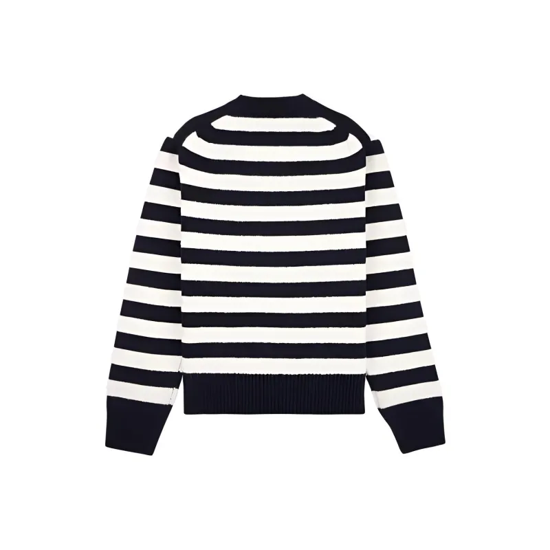 SPORTY & RICH Striped Wool Jumper-1