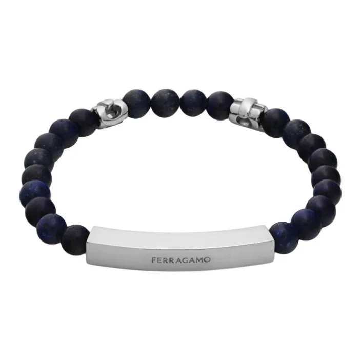 FERRAGAMO Brass Bracelets Women's Black-0