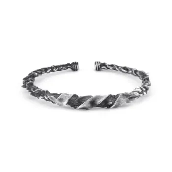 Silver Art 999 Fine Silver Bangles Men's