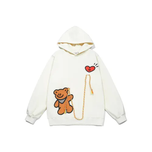 Guuka x AGAHO Sweatshirt Unisex Cream White