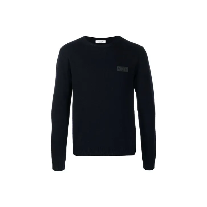Valentino Cashmere Sweaters Men Black-0