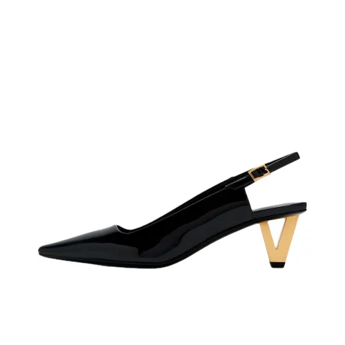 FANSIZHE V2025 Irregular Heel High Heels 5.5cm Women's Black
