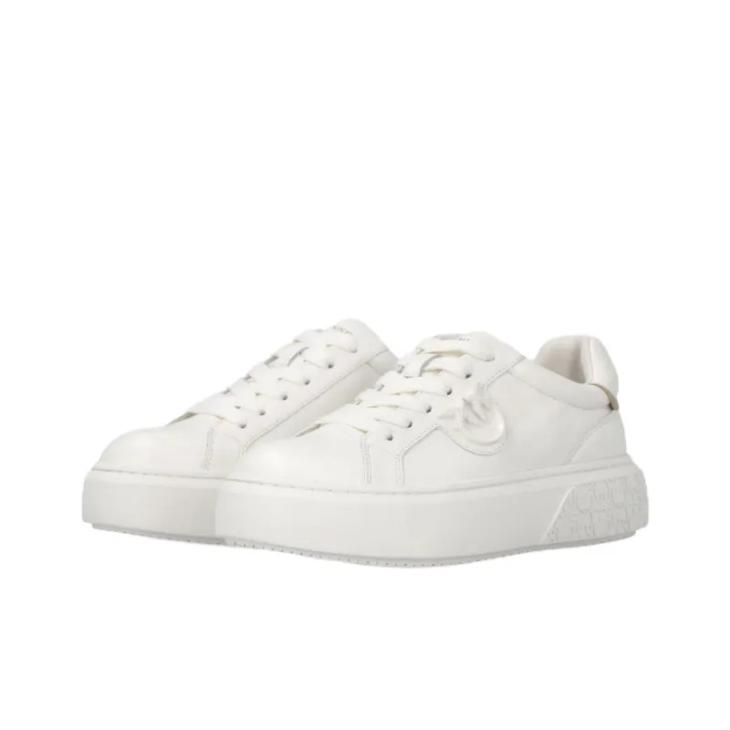 PINKO Logo Patch Platform Sneakers Women's-3