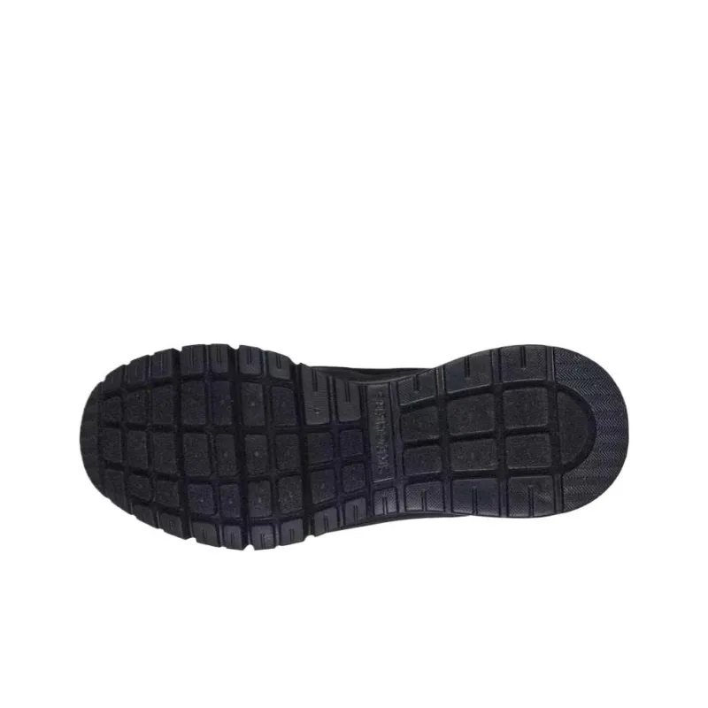 Skechers Cushioning, Slip Resistant, And Abrasion Resistant Low Top Casual Shoes Men's Black-4