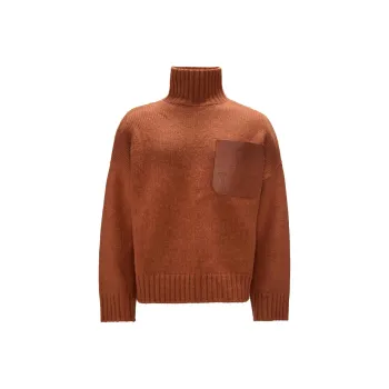 JW Anderson Patch Pocket Turtleneck Knitted Jumper