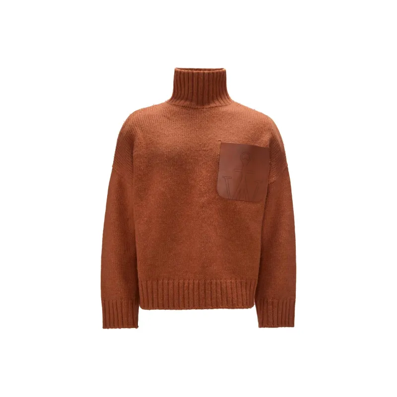 JW Anderson Patch Pocket Turtleneck Knitted Jumper-0