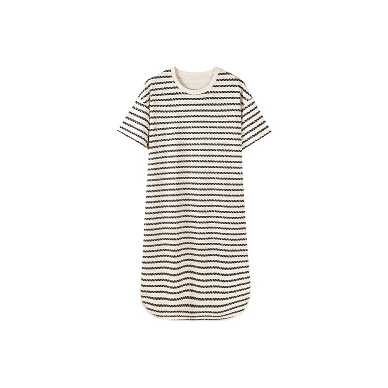 MIIOW Nightgown Women's Black White-0