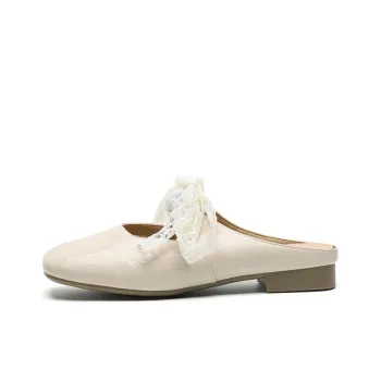 FIVE PLUS Rubber Sole Slip Resistant Closed Toe Slippers Women's