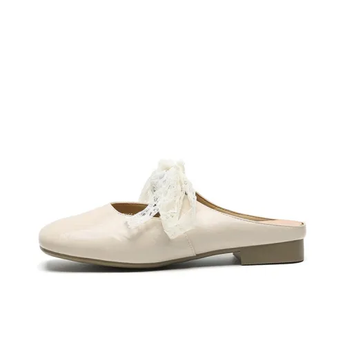 FIVE PLUS Rubber Sole Slip Resistant Closed Toe Slippers Women's
