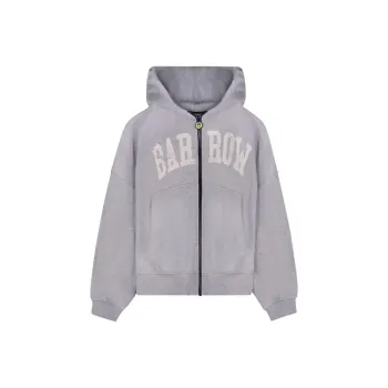 Barrow Logo print Zip up Hoodie