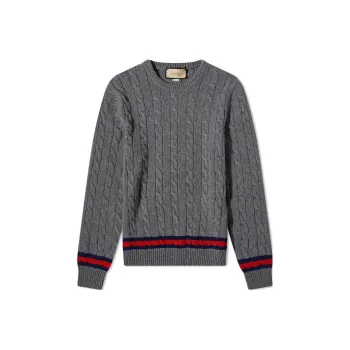 GUCCI Sweaters Men Gray