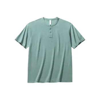 CHAOJIANTA T Shirt Men's Camellia Green