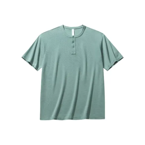 CHAOJIANTA T Shirt Men's Camellia Green