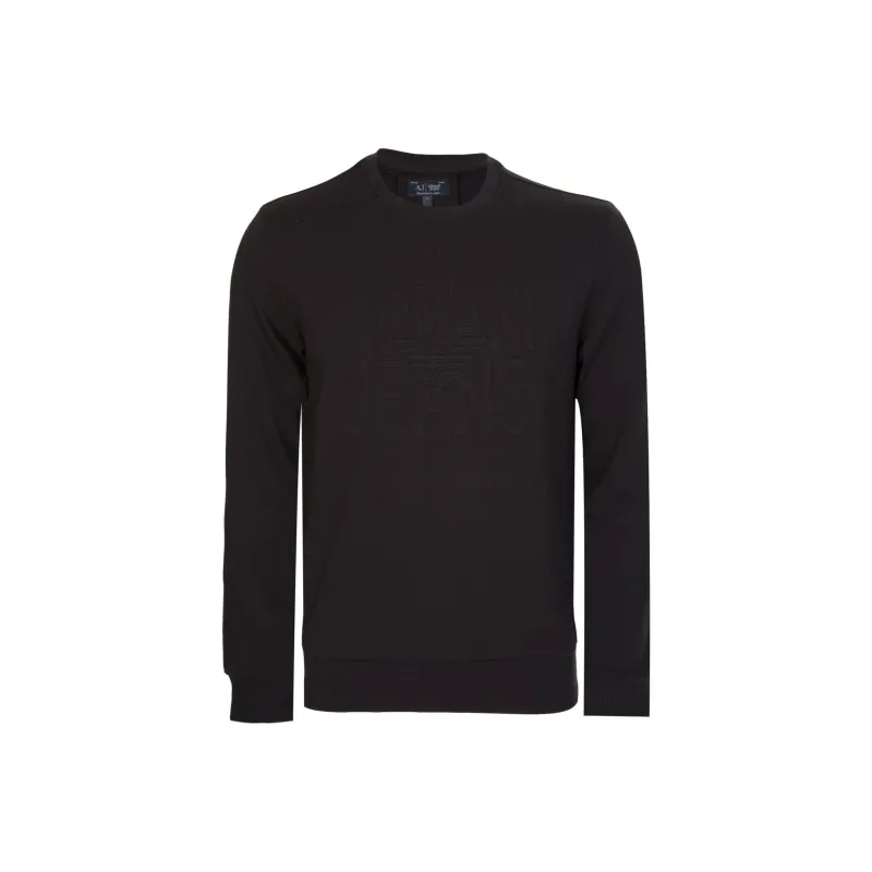 ARMANI JEANS Sweatshirt Men's Black-0