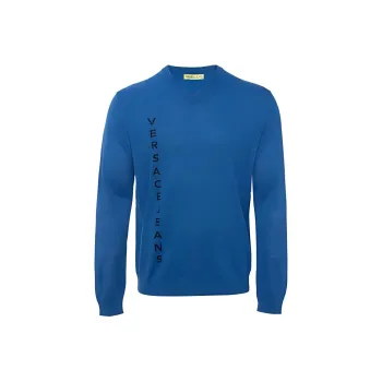 VERSACE JEANS COUTURE Sweaters Men Light Blue