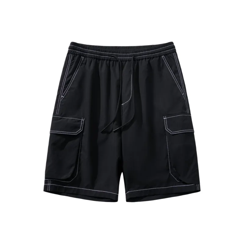 JIMI&JONS Cargo Shorts Unisex Black-2