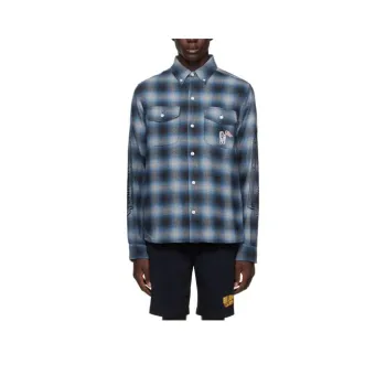 Vetements Shirts Men Blue