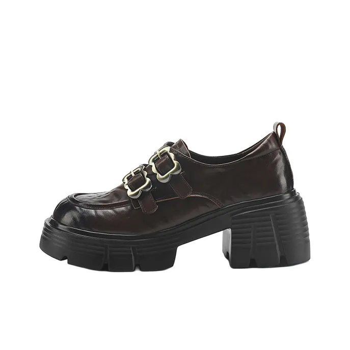 FIVE PLUS Loafers Women's Black-6