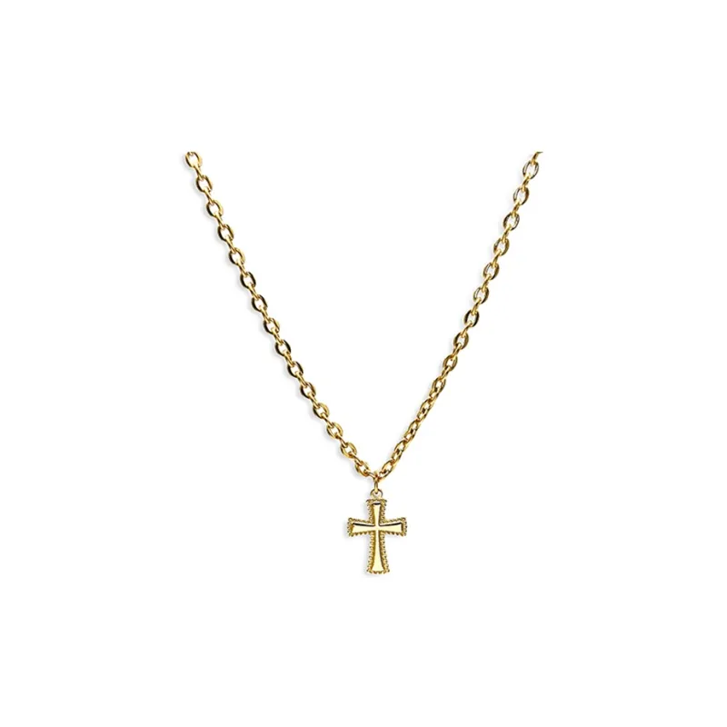 PUENTE Titanium Steel Collarbone Chain Men's-0