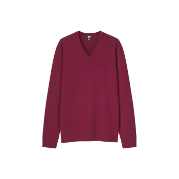 UNIQLO Cashmere Sweaters Unisex Maroon