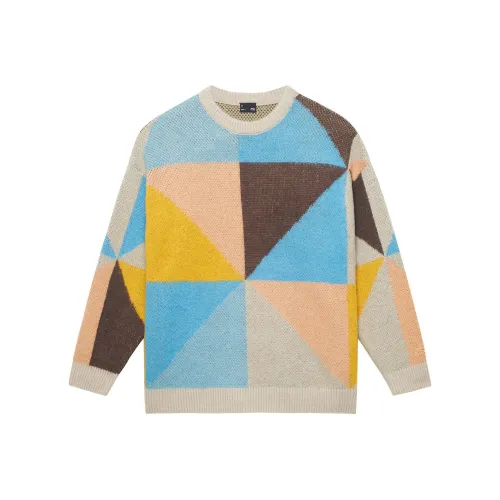 LINING CF Tracing Sweaters Unisex Milk Umber
