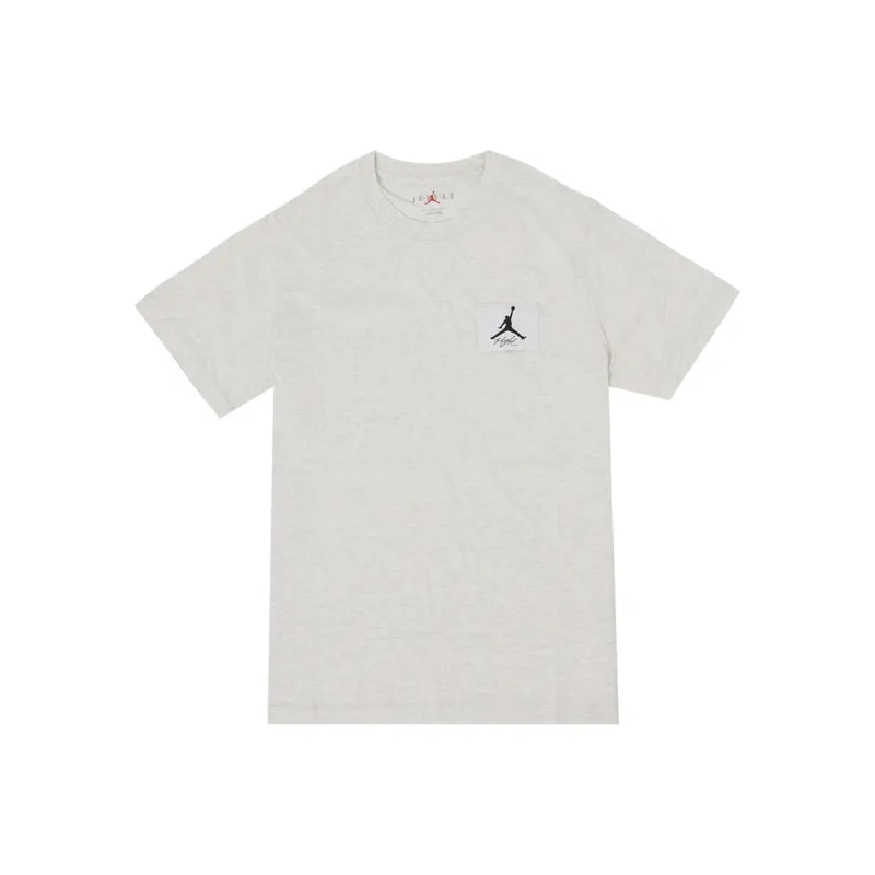 Jordan Flight Patch Tee Shirt Men's Gray-0