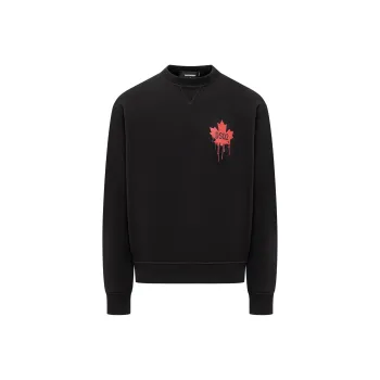 DSQUARED 2 Logo Printed Crewneck Sweatshirt