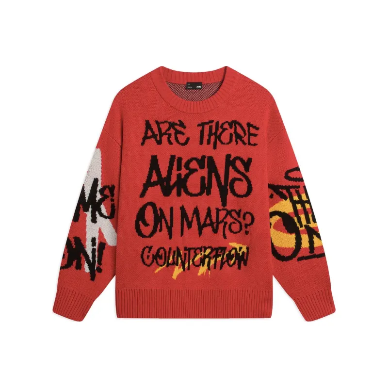 LiNing Sweater Unisex Flame Red-0