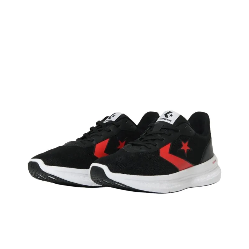 Converse DAYSTAR Anti Slip Wear Resistant Low Top Casual Running Shoes Unisex Black Red-2