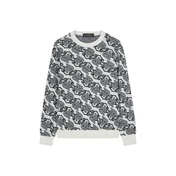 JOHN RICHMOND Sweater Men's White Gray Letter