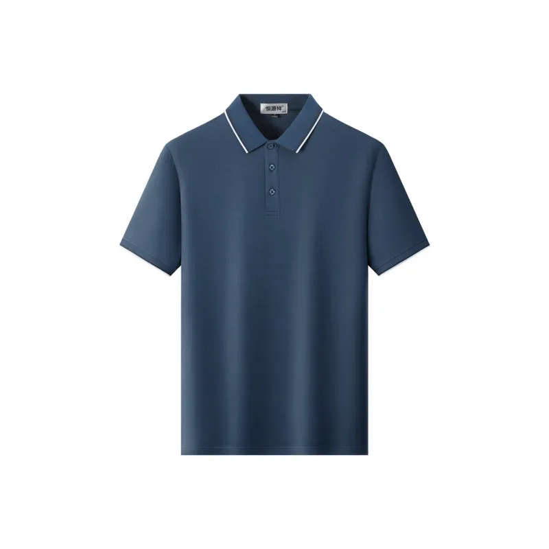 H YXIANG Polo Shirts Men-11