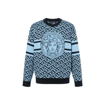 VERSACE Medusa Monogram Crewneck