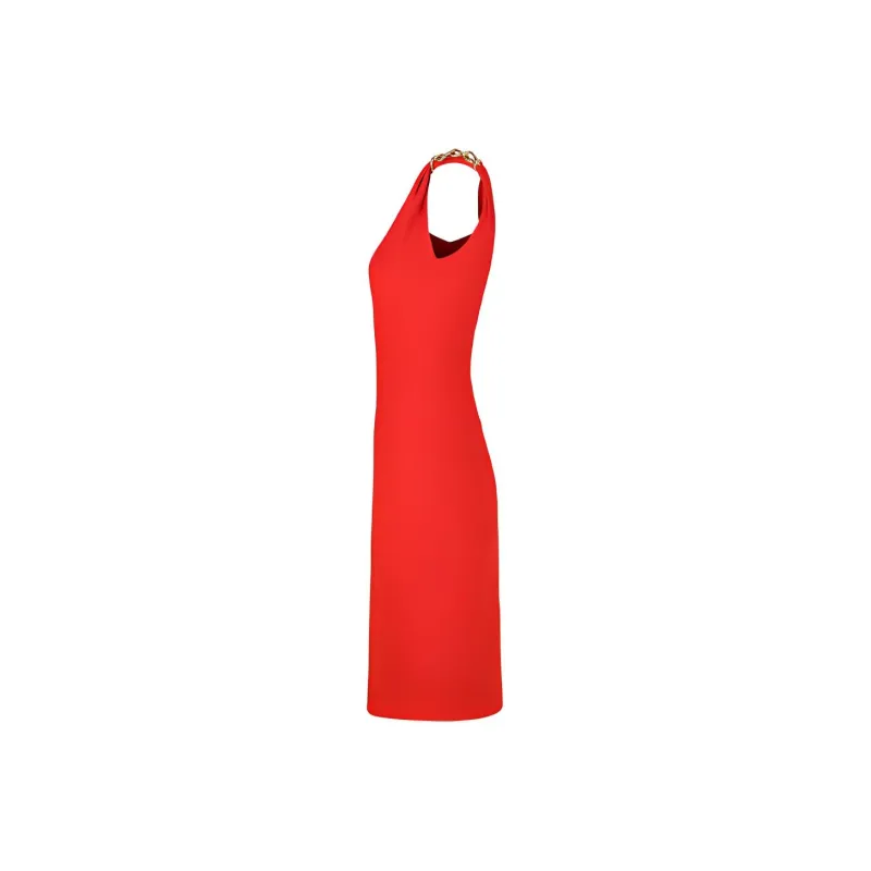 Givenchy Sleeveless Dresses Women's Red-2